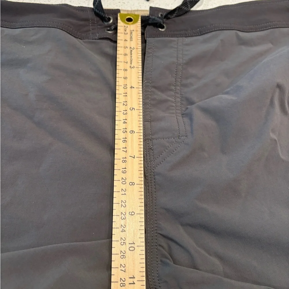 Patagonia Charcoal Swim Trunks, Size 38